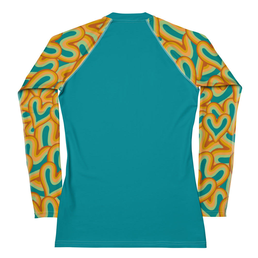 Hippie Love - Women's Rash Guard UPF 50+