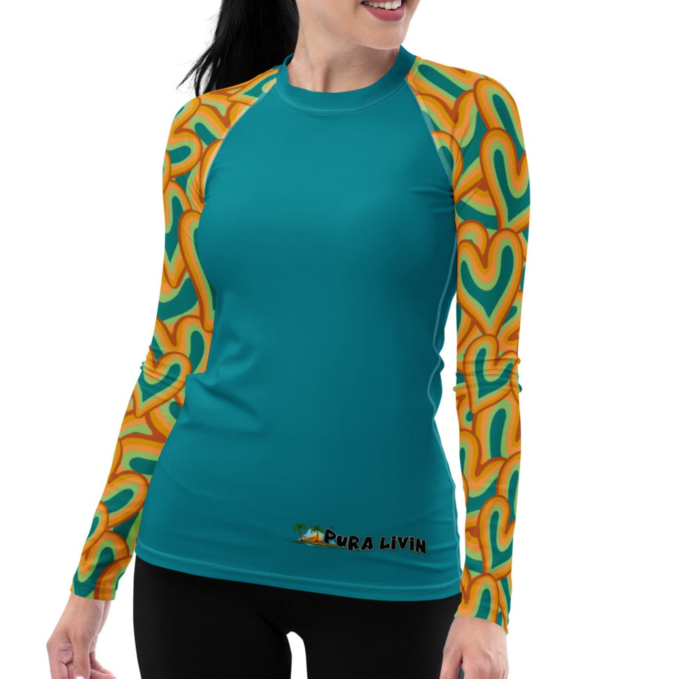 Hippie Love - Women's Rash Guard UPF 50+