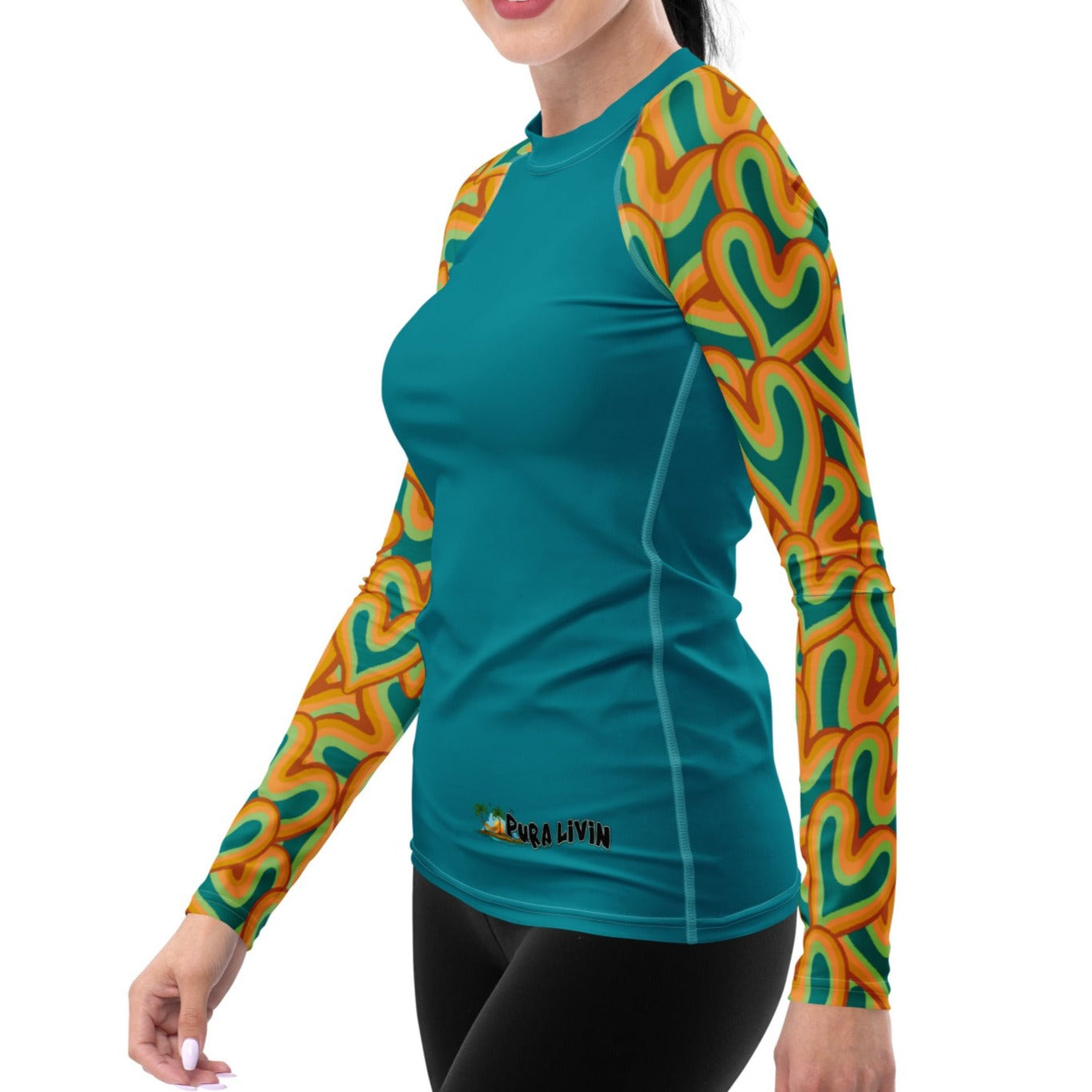 Hippie Love - Women's Rash Guard UPF 50+