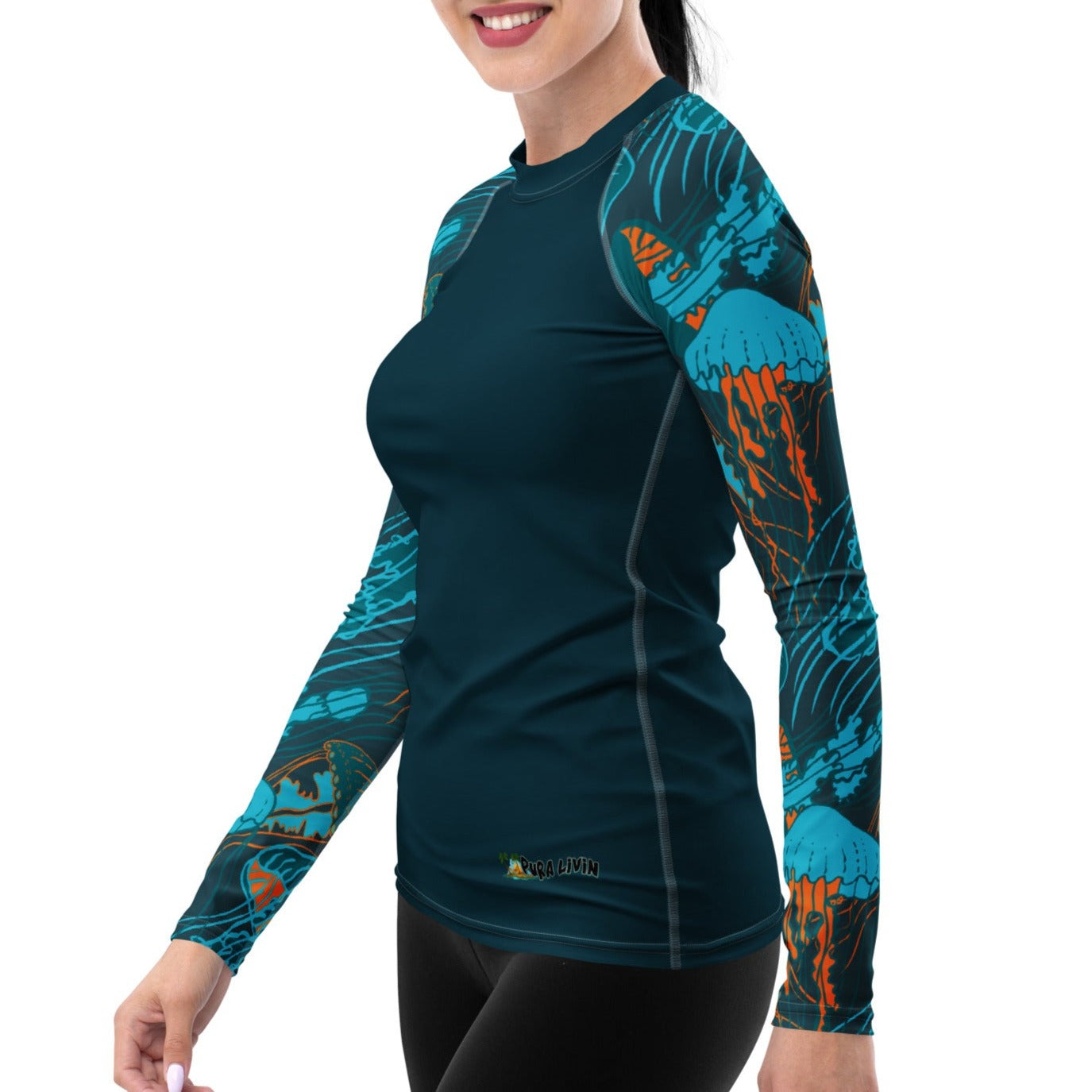Sea Jellies - Women's Rash Guard UPF 50+