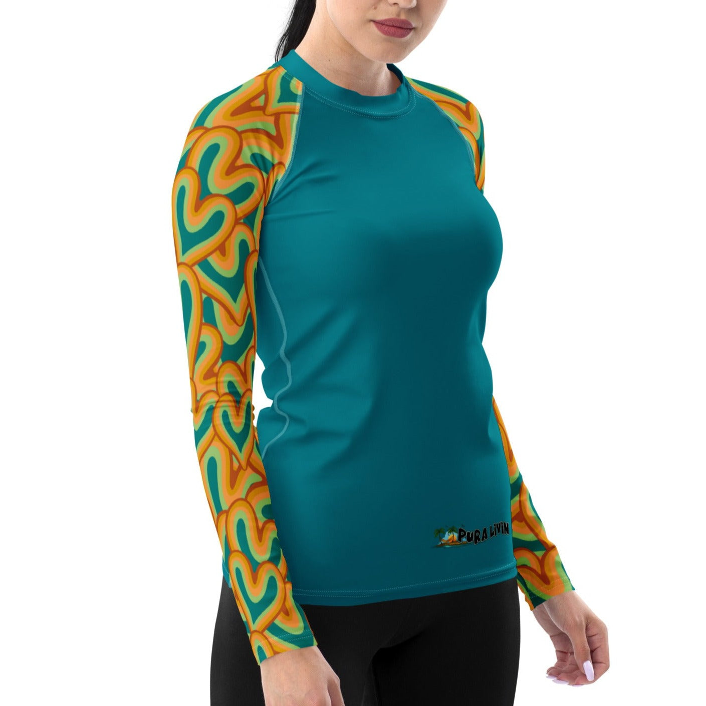 Hippie Love - Women's Rash Guard UPF 50+