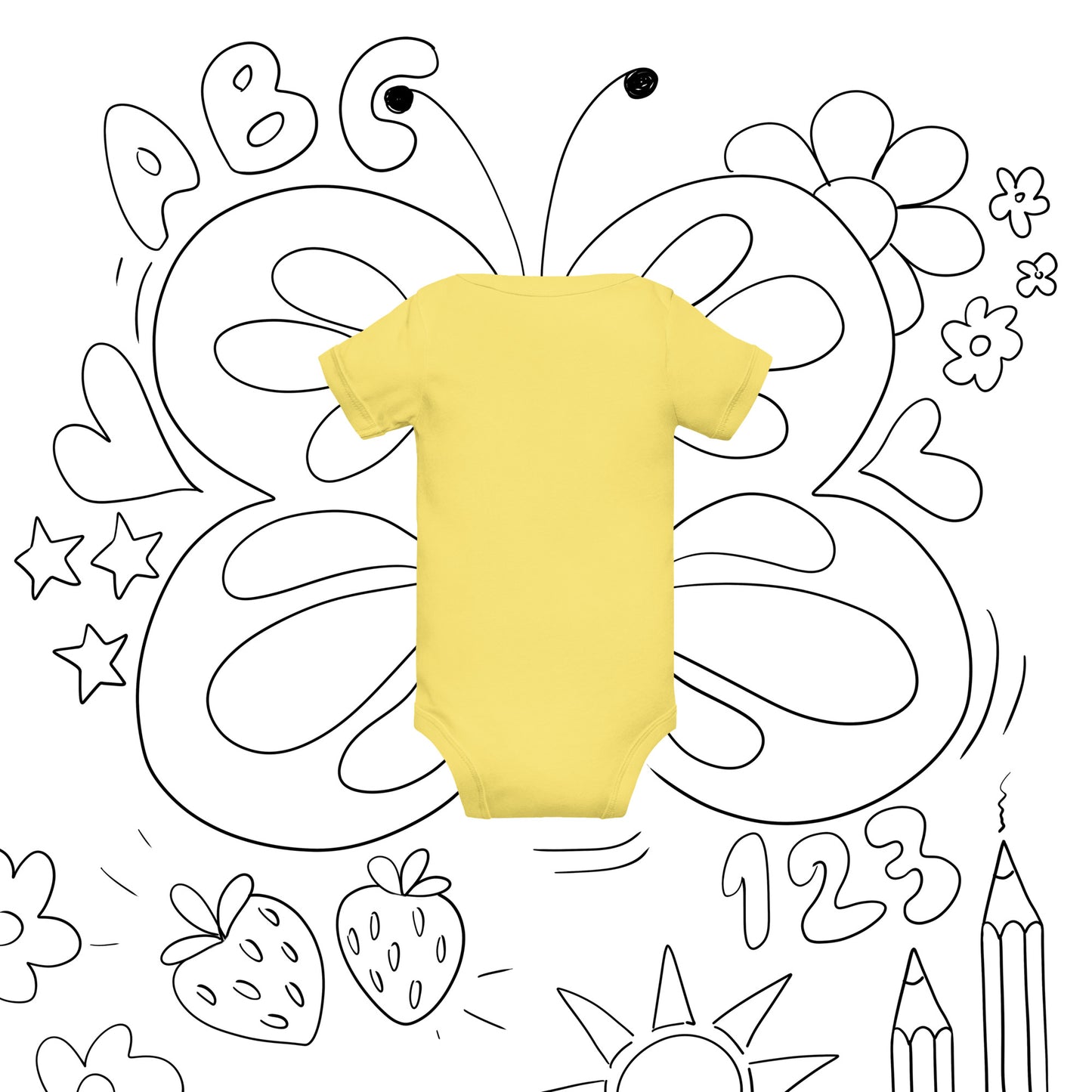 Bee GRATEFUL Baby short sleeve onesie - Unisex