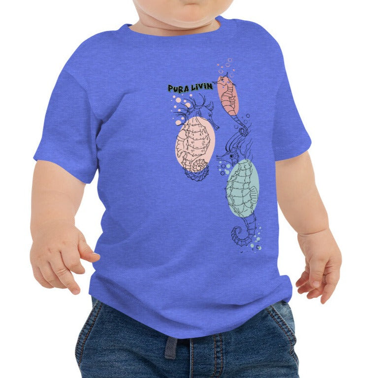 Seahorse Playground - Unisex Baby Tee