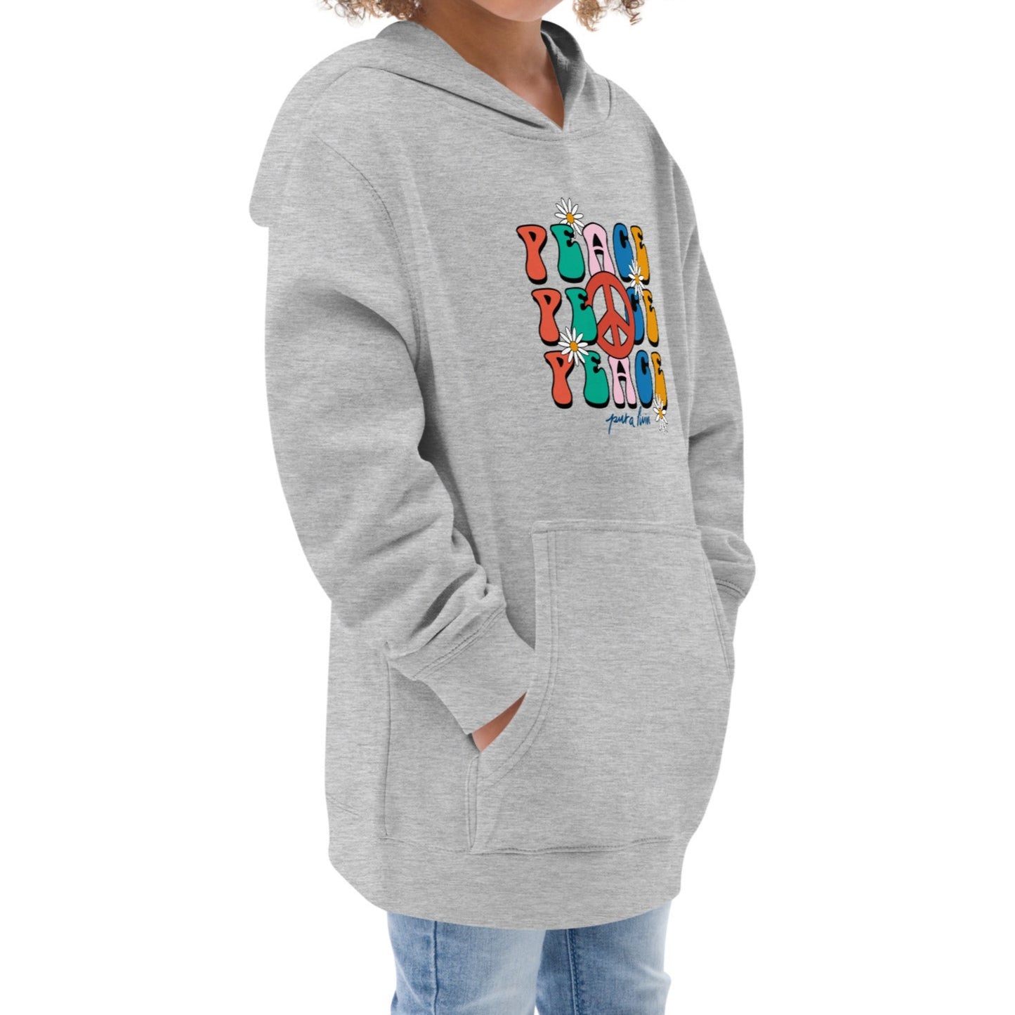 Peaceful Vibes - Unisex Youth Hoodie