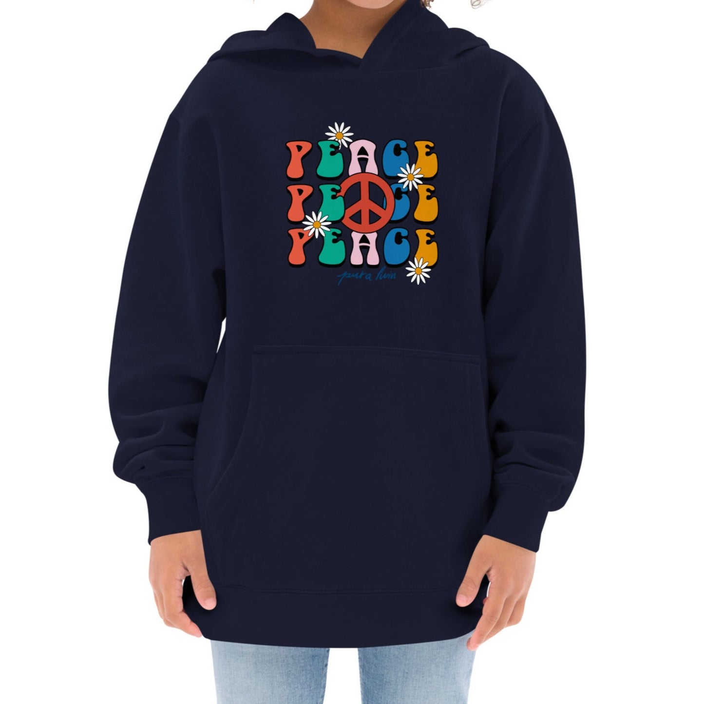 Peaceful Vibes - Unisex Youth Hoodie