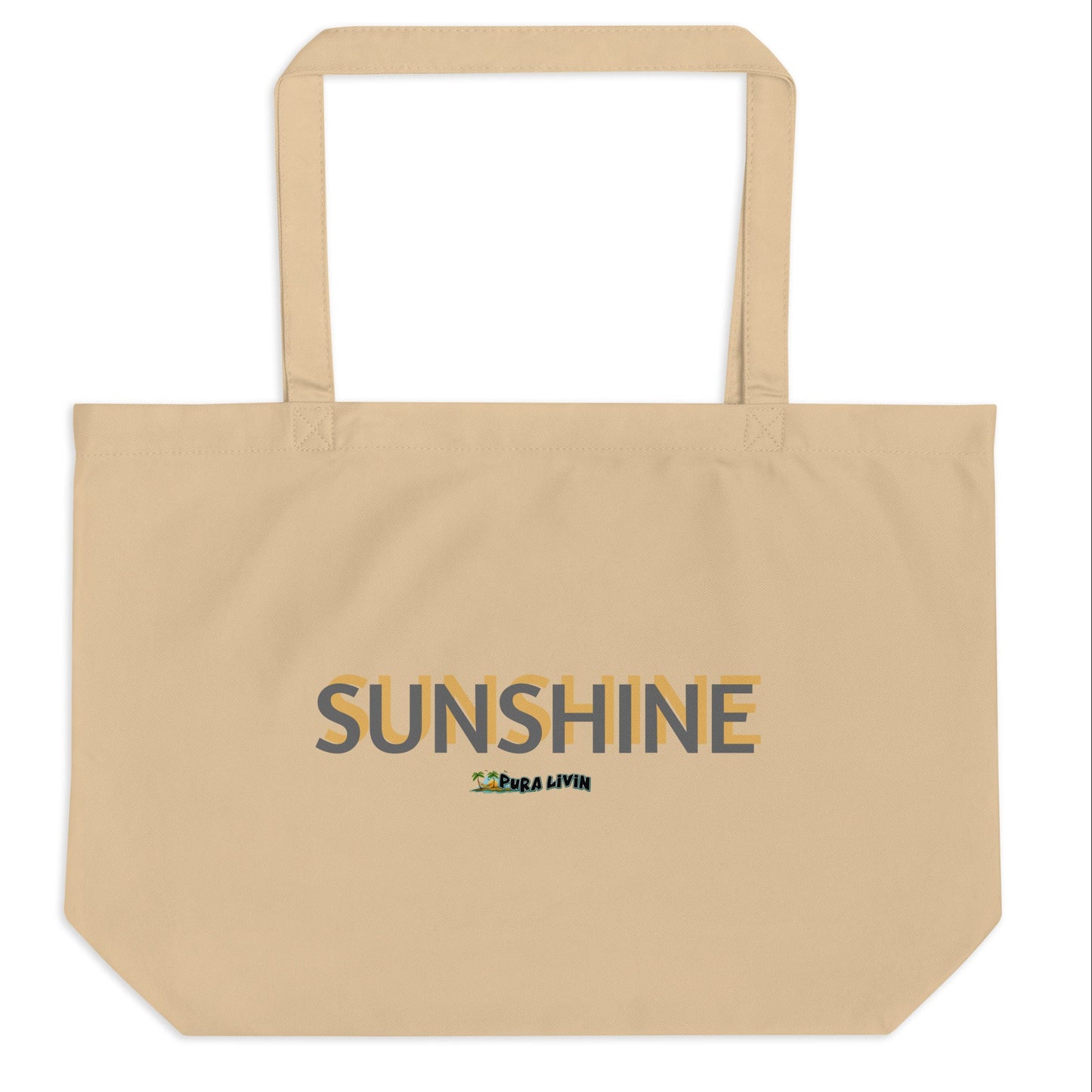 Large Organic Tote Bag - SUNSHINE