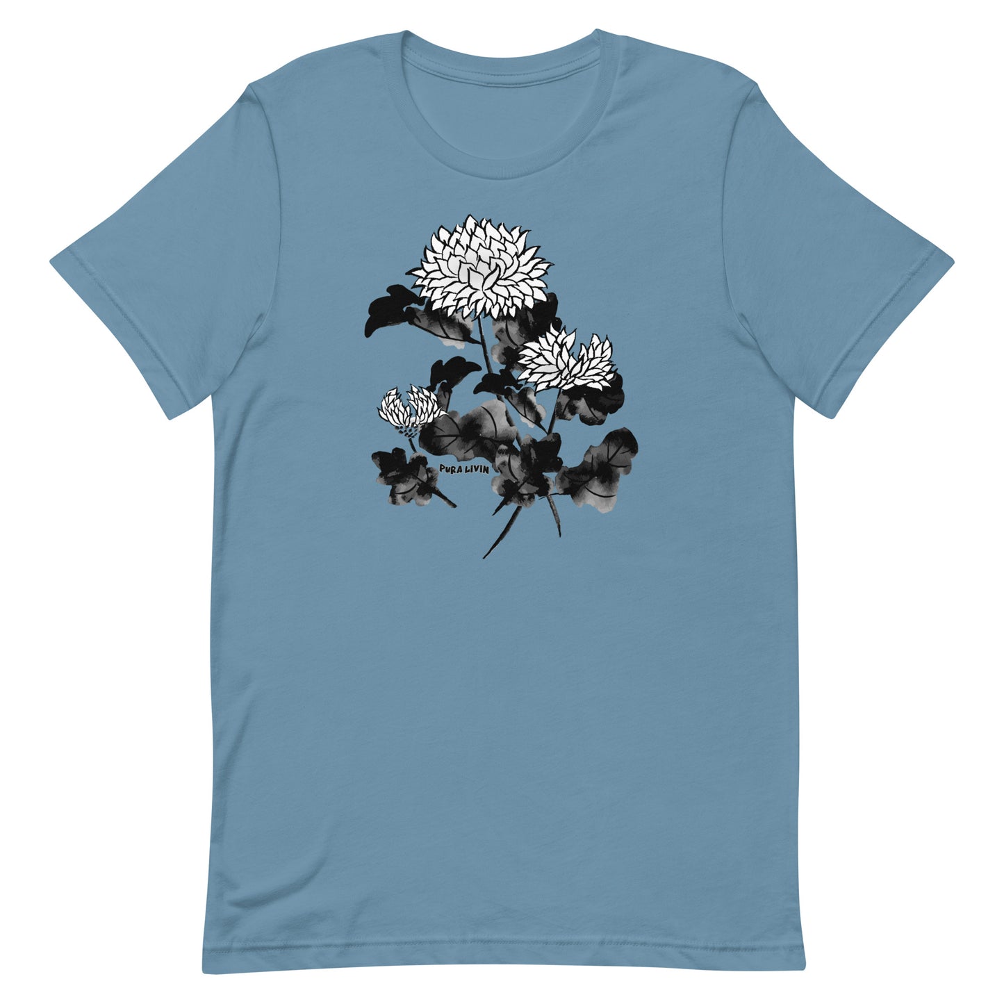 Longevity Blooms Pura Livin Chrysanthemum - Unisex Tee
