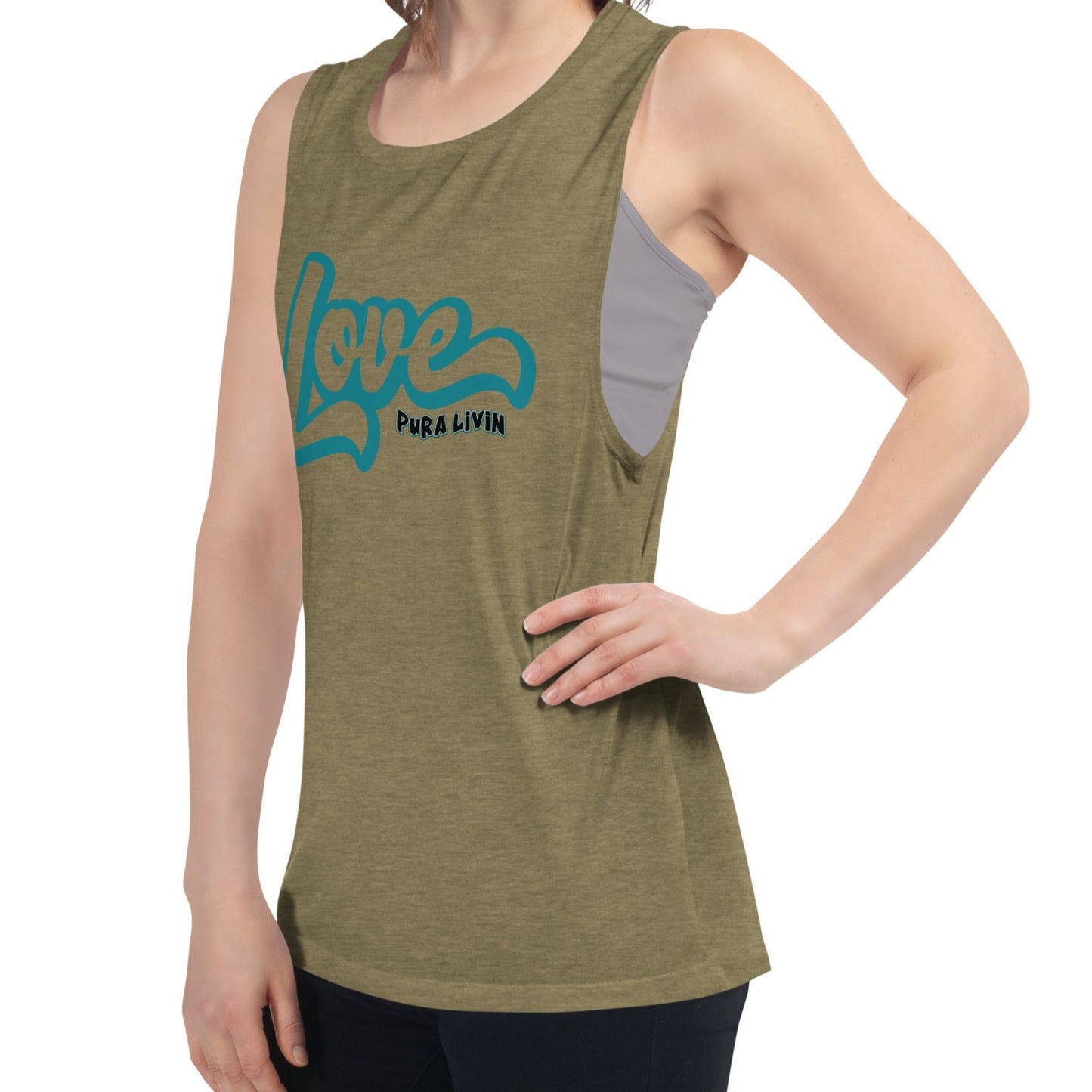 LOVE - Ladies’ Muscle Tank