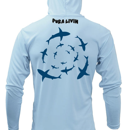 Shark Ring - Unisex UPF 50+ Performance Shirt Hoodie