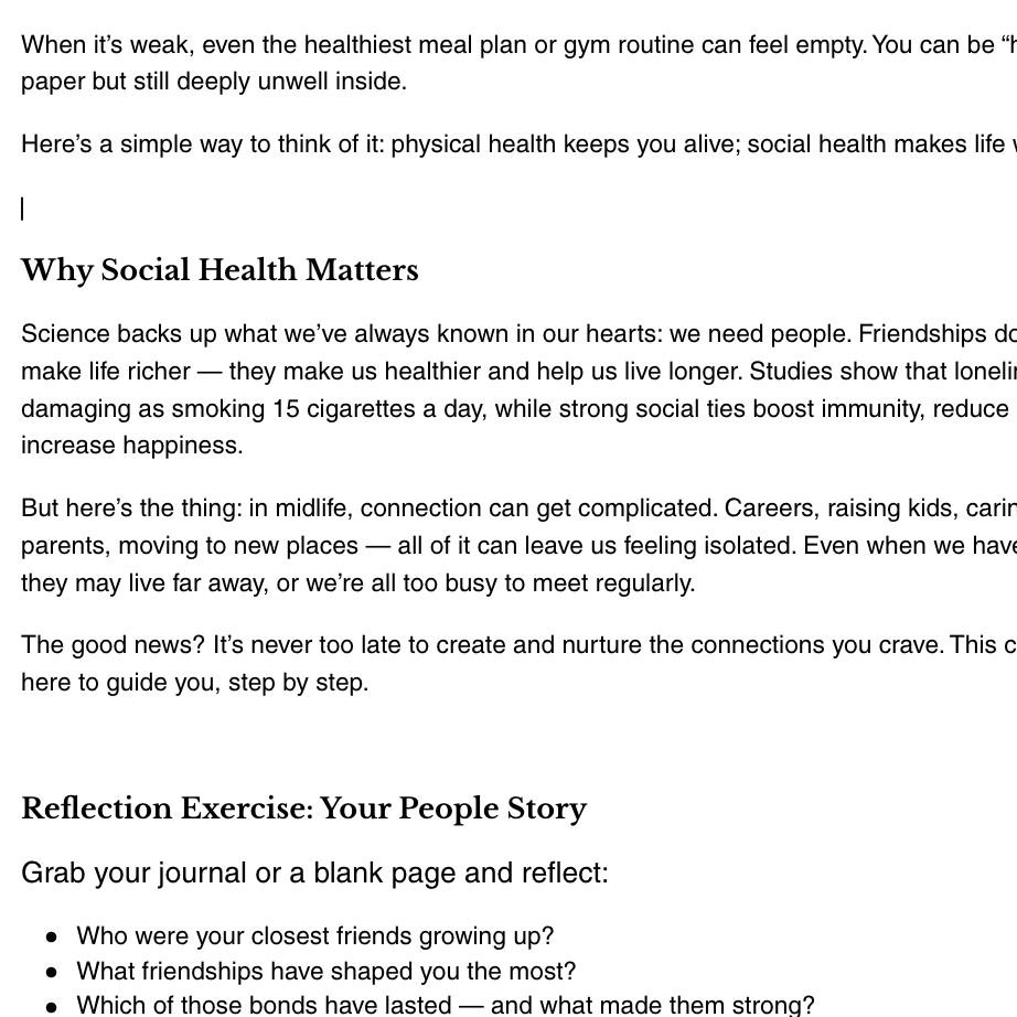 Friendship by Design: Build Real Connections Guide + Workbook PDF