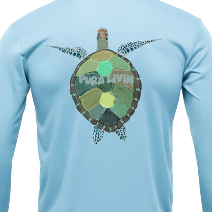 YOUTH and ADULT  Sea turtle Serenity - Unisex UPF 50+ Performance Hoodie