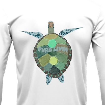 YOUTH and ADULT  Sea turtle Serenity - Unisex UPF 50+ Performance Hoodie