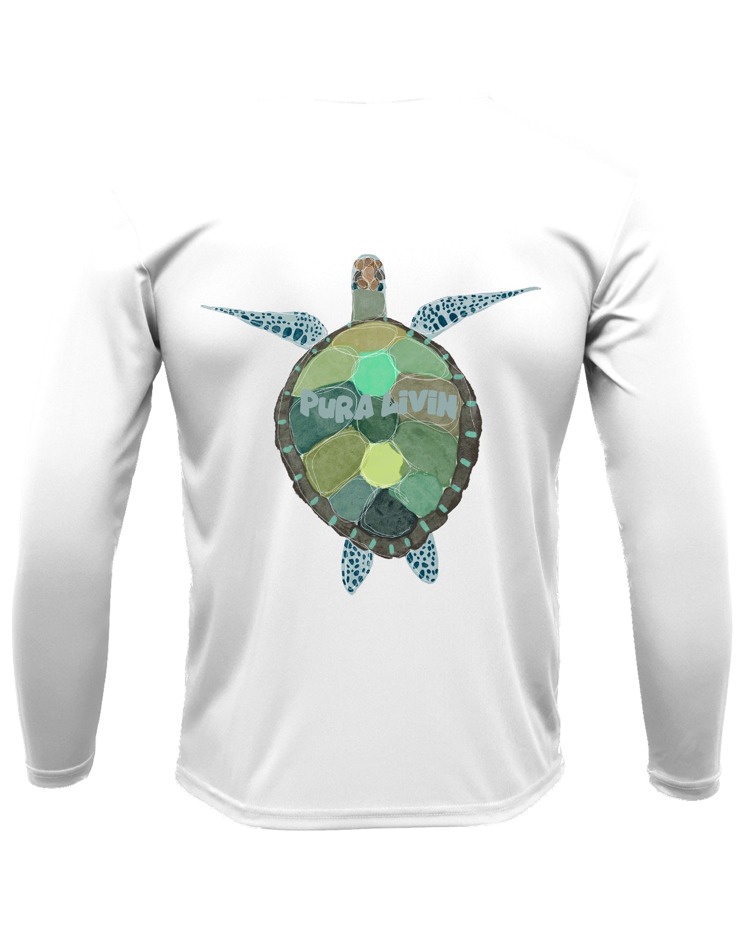 Sea Turtle - Women's V-Neck UPF 50+ Performance Shirt