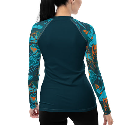 Sea Jellies - Women's Rash Guard UPF 50+