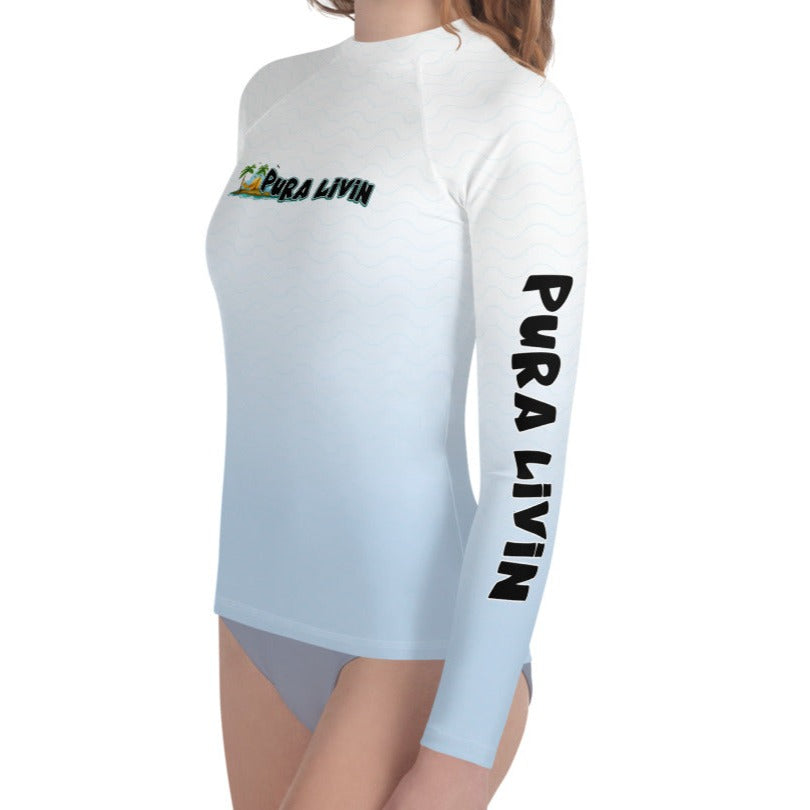 Ink Shark Ombre - Unisex Youth Rash Guard UPF 50+