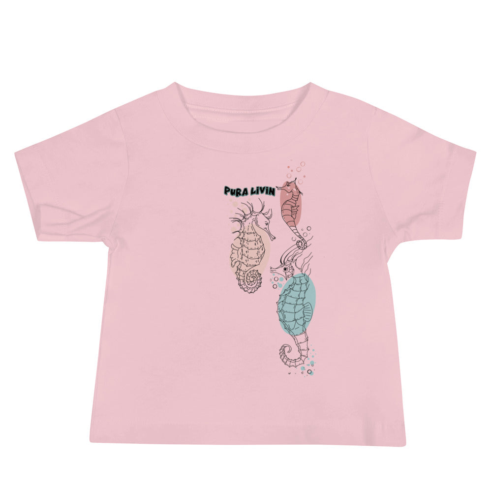 Seahorse Playground - Unisex Baby Tee