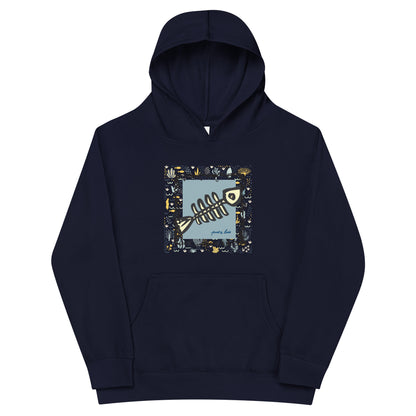 Aqua Adventure Fishbone - Youth Unisex Hoodie