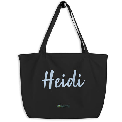 Large Organic Tote Bag - CUSTOMIZE with your own saying