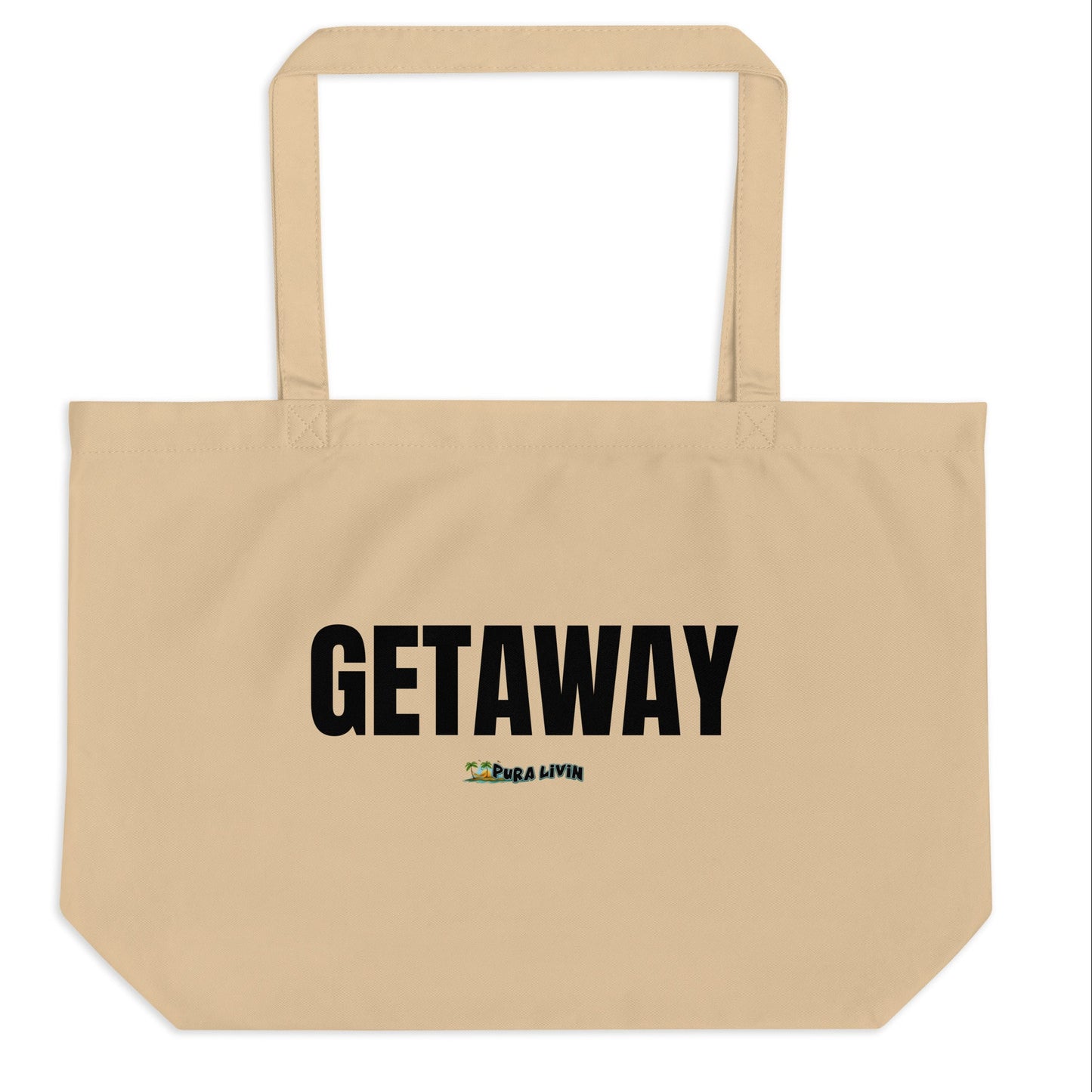 Large Organic Tote Bag - GETAWAY