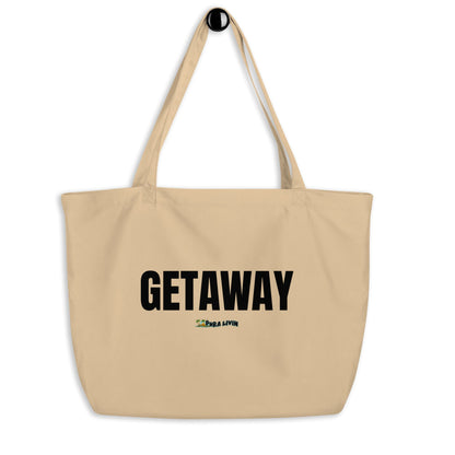 Large Organic Tote Bag - GETAWAY