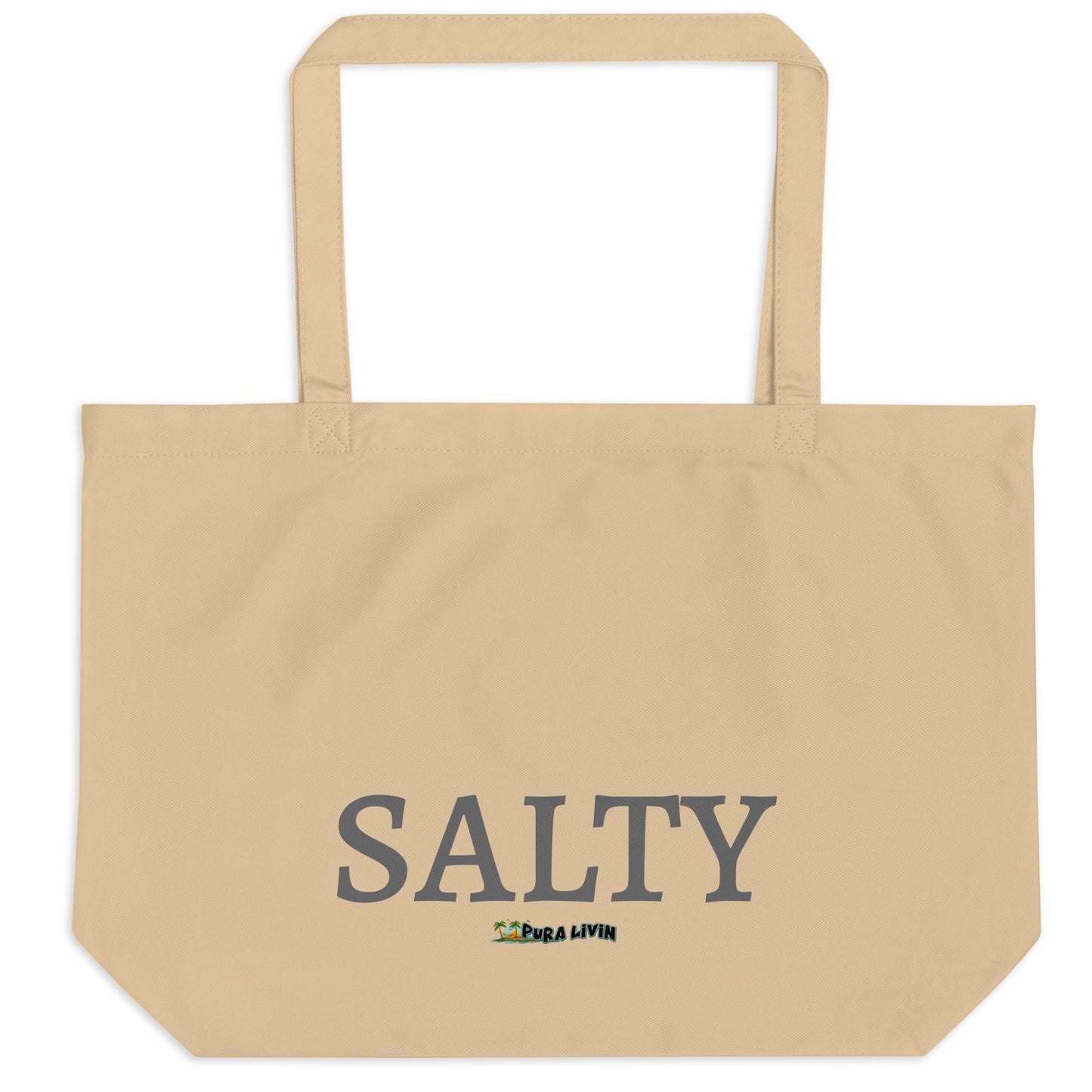 Large Organic Tote Bag - SALTY