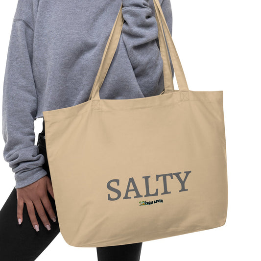 Large Organic Tote Bag - SALTY