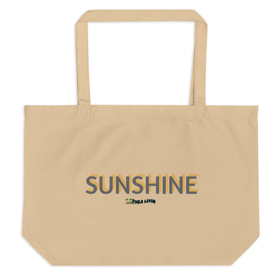 Large Organic Tote Bag - SUNSHINE