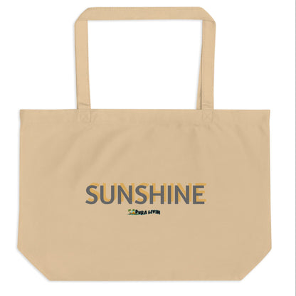 Large Organic Tote Bag - SUNSHINE