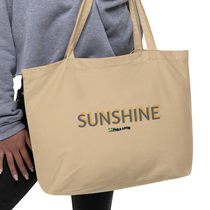 Large Organic Tote Bag - SUNSHINE