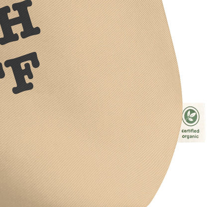 Large Organic Tote Bag - BEACH STUFF