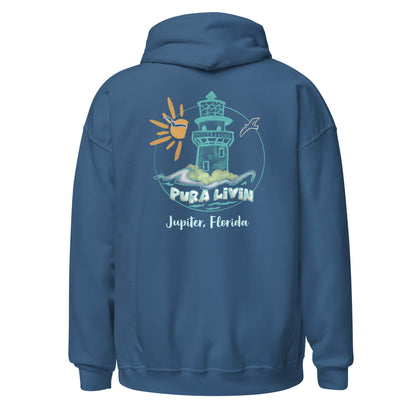 Jupiter Lighthouse Icon - Unisex Hoodie