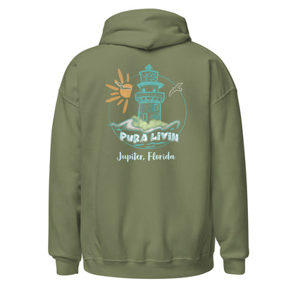 Jupiter Lighthouse Icon - Unisex Hoodie