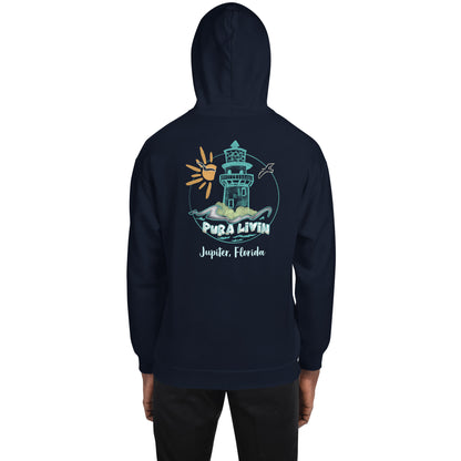 Jupiter Lighthouse Icon - Unisex Hoodie