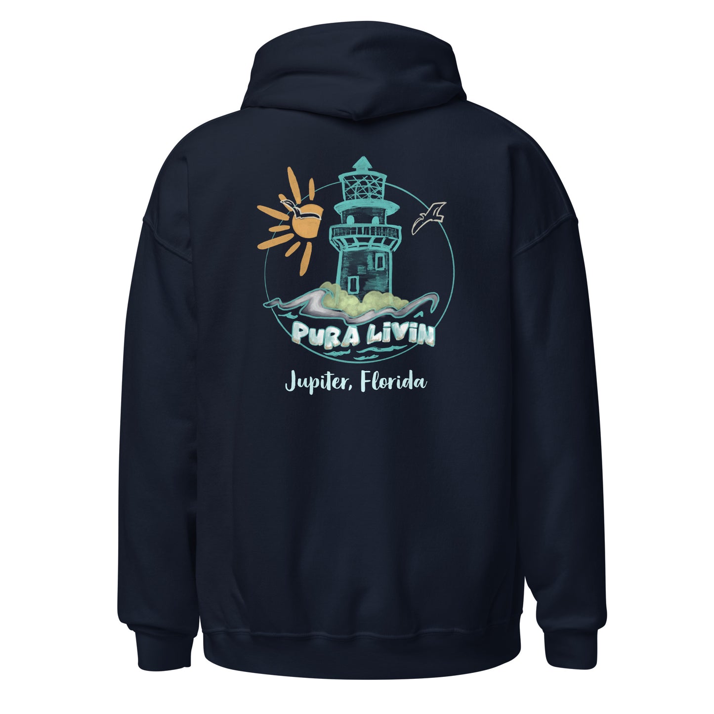 Jupiter Lighthouse Icon - Unisex Hoodie