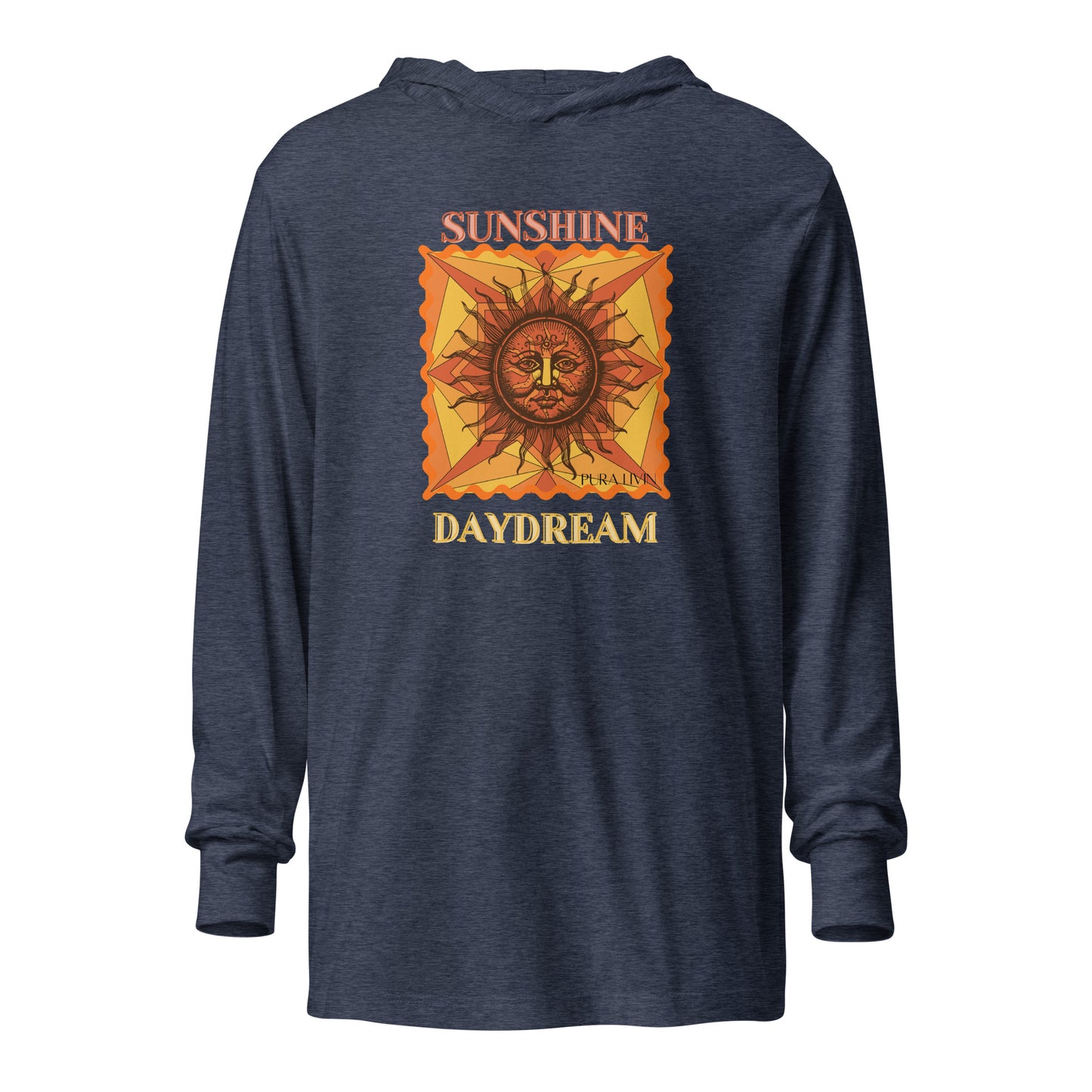 Sunshine Daydream Lightweight Hooded Unisex Long-sleeve Tee