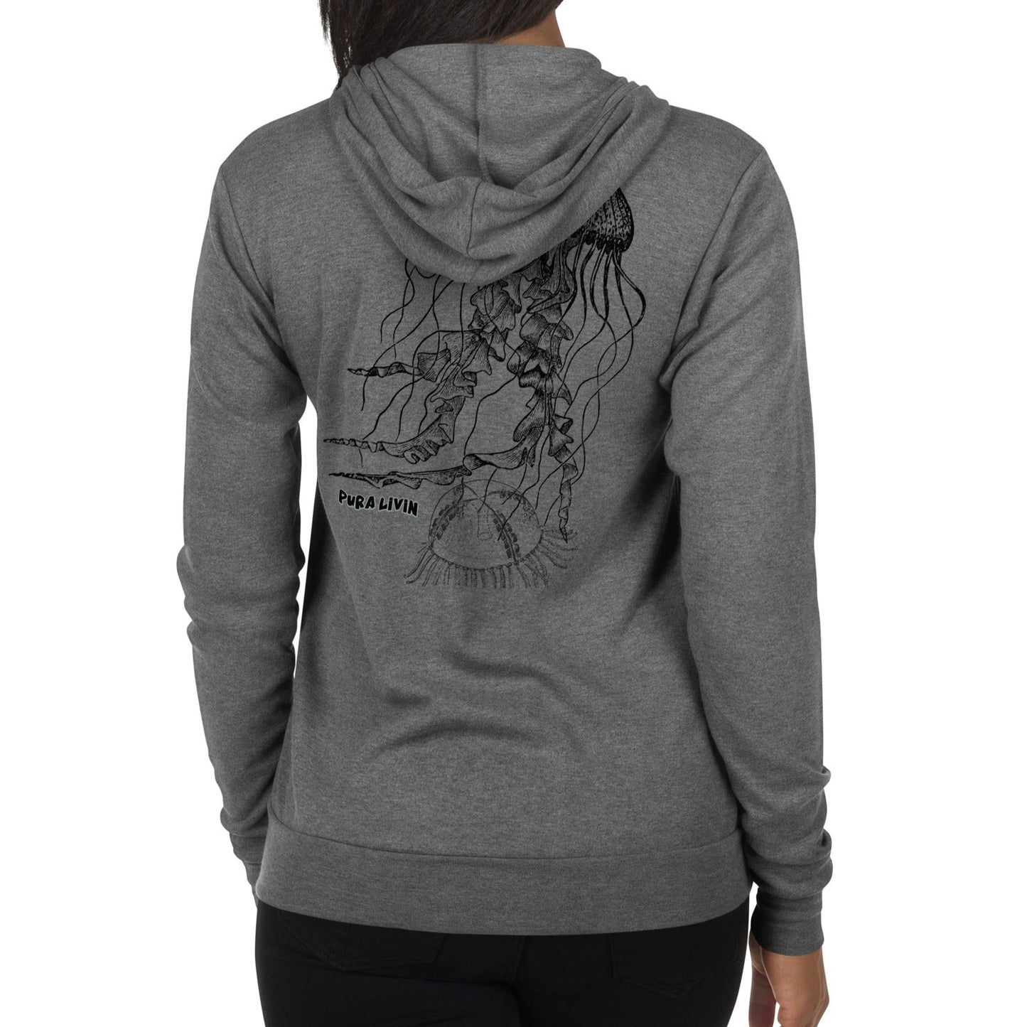 Happy Tentacles - Unisex zip up hoodie