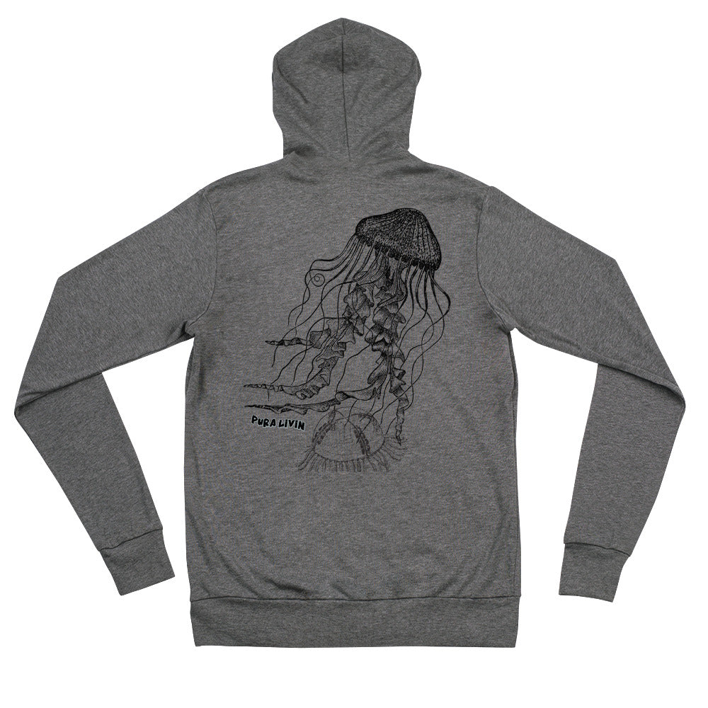 Happy Tentacles - Unisex zip up hoodie