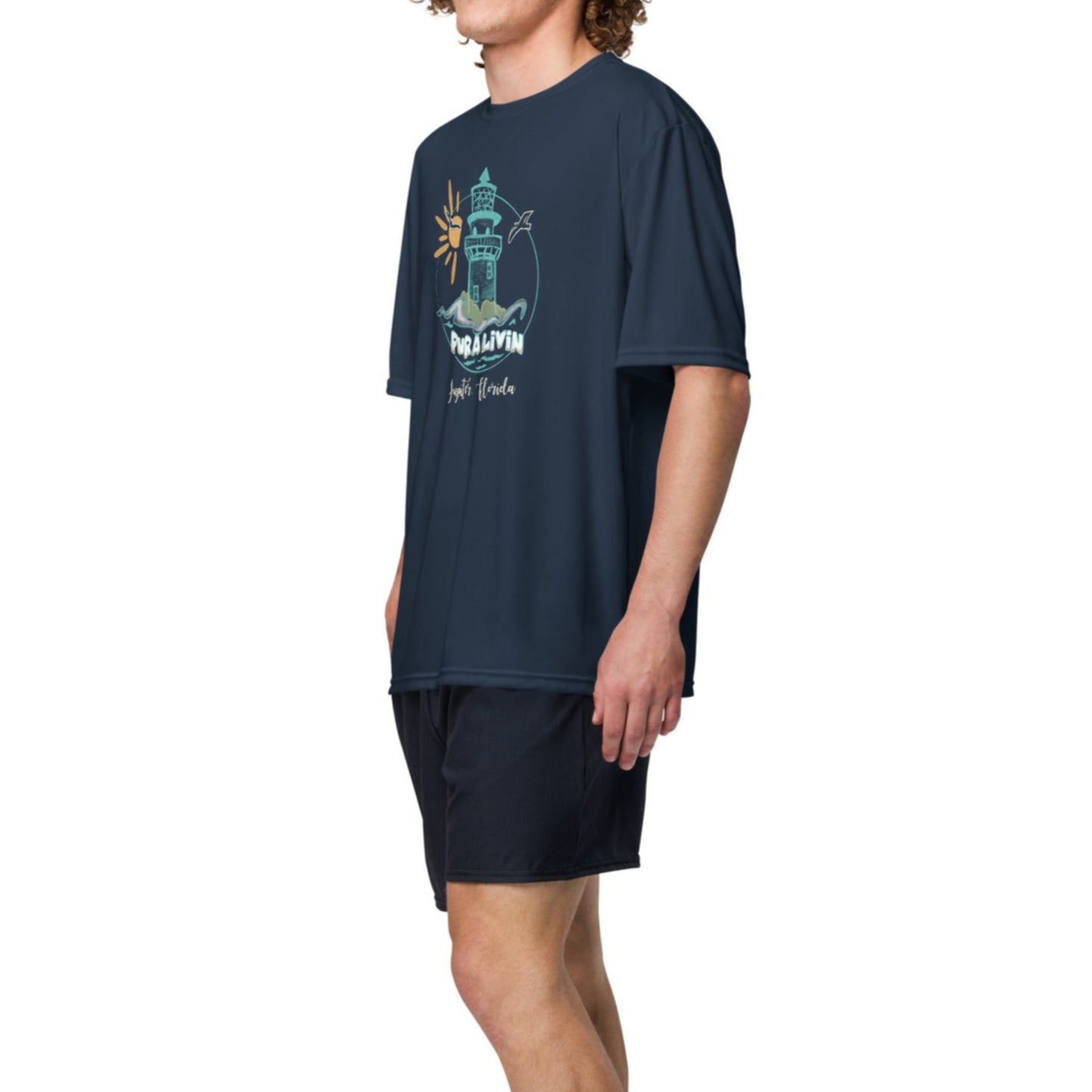 Jupiter Lighthouse Short Sleeve - Unisex Performance Tee UPF 44+