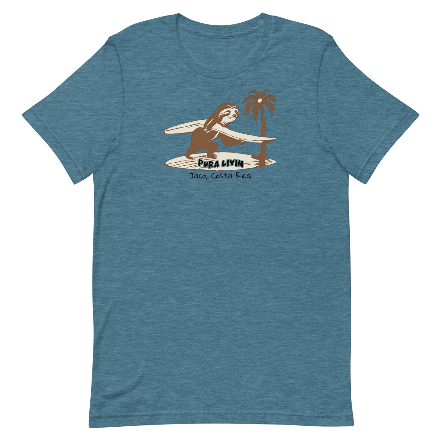 Surfing Sloth Costa Rica - Unisex Tee