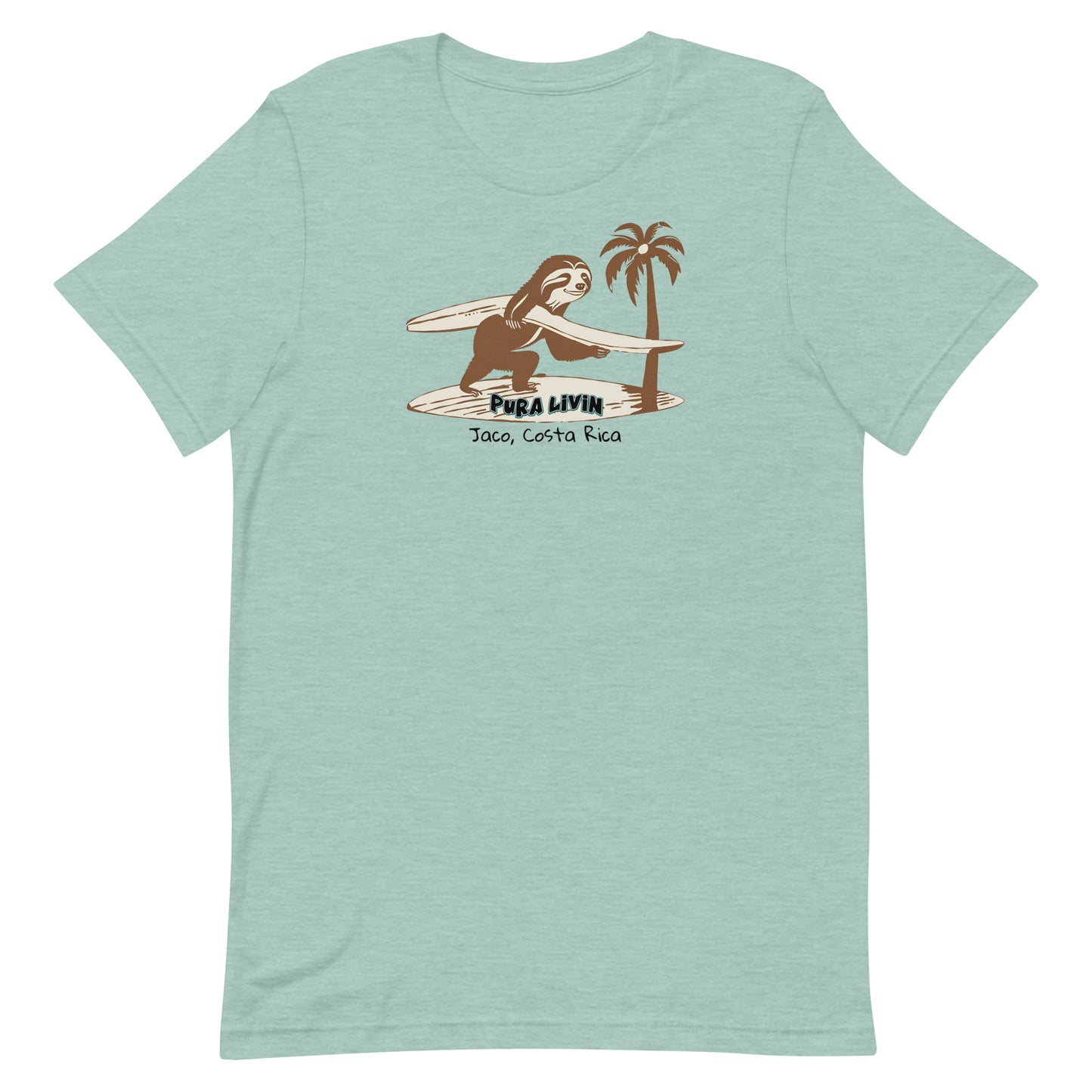 Surfing Sloth Costa Rica - Unisex Tee