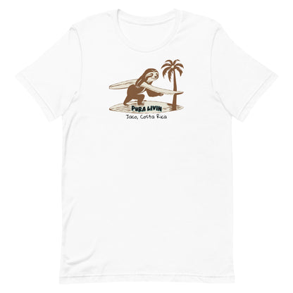 Surfing Sloth Costa Rica - Unisex Tee